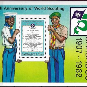 Sello Boy Scout Barbados HB 17 (**) 1978