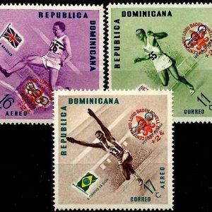 Sello Boy Scout Rep. Dominicana A108/10 (**) 1957
