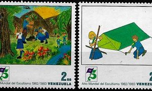 Sello Boy Scout Venezuela 1144/47 (**) 1983