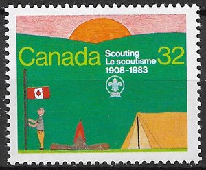 Sello Boy Scout Canada 0852 (**) 1983