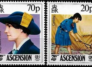 Sello Boy Scout Ascension 0382/85 (**) 1985