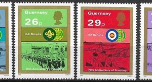 Sello Boy Scout Guernsey 253/56 (**) 1982
