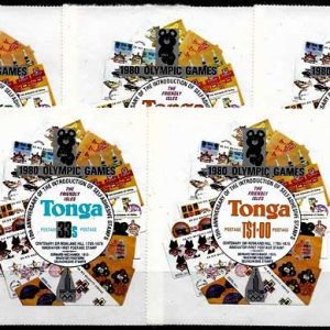 Sello Boy Scout Tonga 0464/68 (**) 1980