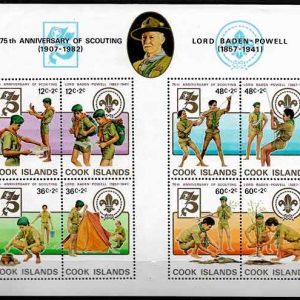 Sello Boy Scout Cook HB 132 (**) 1983