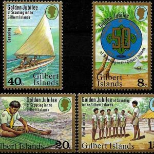 Sello Boy Scout Gilbert 51/54 (**) 1977
