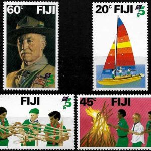 Sello Boy Scout Fiji 0453/56 (**) 1982