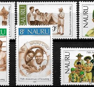 Sello Boy Scout Nauru 0241/46 (**) 1982