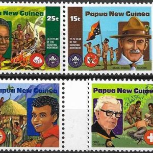 Sello Boy Scout Papua Nueva Guinea 426/29 (**) 1982