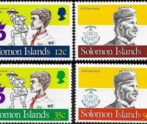 Sello Boy Scout Salomon 0465/72 (**) 1982