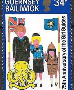 Sello Boy Scout Guernsey 324 (**) 1985