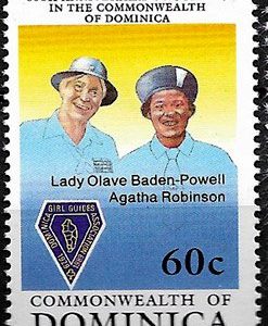 Sello Boy Scout Dominica 1177 (**) 1990