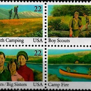 Sello Boy Scout Estados Unidos 01605/08 (**) 1985