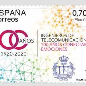 22. Sello Efemérides. Ingenieros de Telecomunicaciones 2021