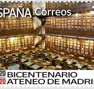 23. Sello Efemérides. Bicent. Ateneo de Madrid 2021