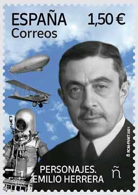 29. Sello Personajes Emilio Herrera 2021