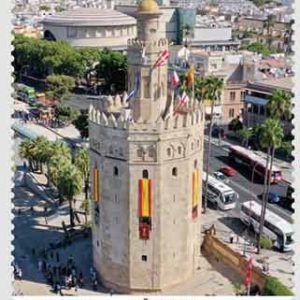 33. Sello 800 Aniversario Torre del Oro