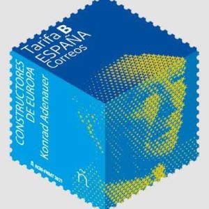 34. Sello Constructores de Europa