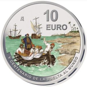 Año 2021. Moneda 10€ V Centenario Vuelta al Mundo 3ª