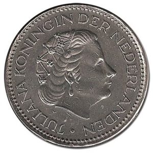 Moneda Holanda 0,25 Centimos 1961 MBC