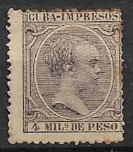 Serie sellos Cuba colonia española 0110. Alfonso XIII (*)