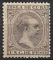 Serie sellos Cuba colonia española 0112. Alfonso XIII (*)