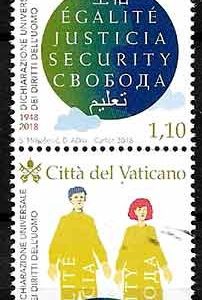 Serie sellos Vaticano 1796-97. Derechos Humanos