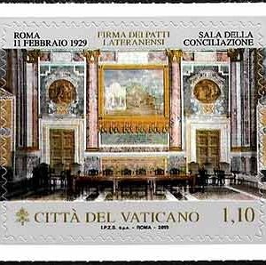 Serie sellos Vaticano 1813. Pacto Lateranensi