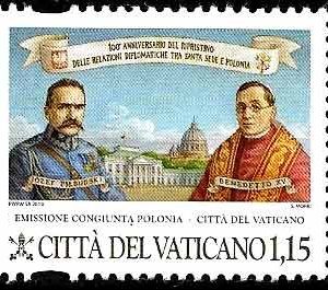 Serie sellos Vaticano 1818. Relaciones Sta. Sede