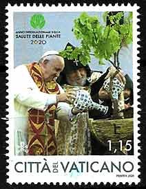 Serie sellos Vaticano 2020 s/n. Plantas Medicinales