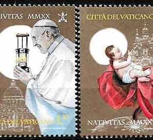 Serie sellos Vaticano 2020 s/n. Navidad