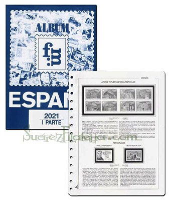 Suplemento 2021 sellos España Completo Montado