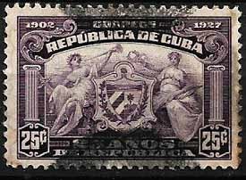 Serie sellos Cuba republica 0190 (o)