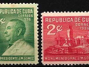 Serie sellos Cuba republica 0229-30 (*)