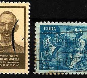 Serie sellos Cuba republica 0267-8 (o)