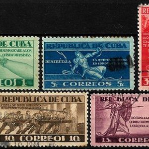 Serie sellos Cuba republica 0280-4 (o)