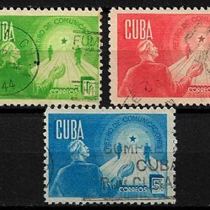Serie sellos Cuba republica 0286A-C (o)