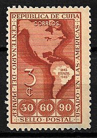 Serie sellos Cuba republica 0288 (o)