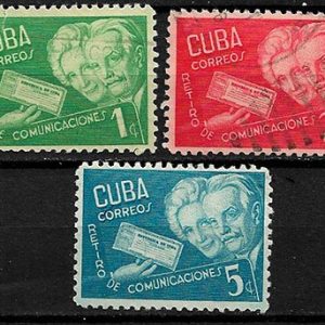Serie sellos Cuba republica 0293A-C (o)