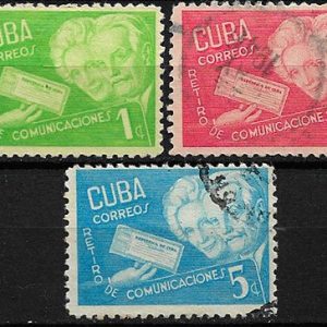 Serie sellos Cuba republica 0296A-C (o)