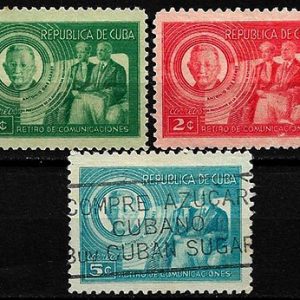 Serie sellos Cuba republica 0297A-C (o)