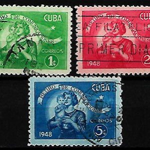 Serie sellos Cuba republica 0313A-C (o)