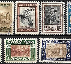 Serie sellos Cuba republica 0385-94 (o)