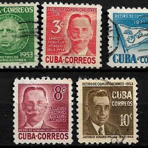 Serie sellos Cuba republica 0397-01 (o)