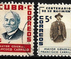 Serie sellos Cuba republica 0420-1 (o/*)