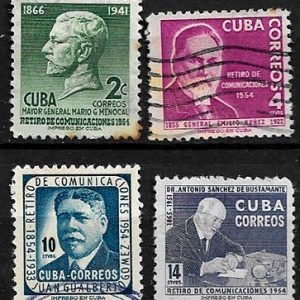 Serie sellos Cuba republica 0426-9 (o)