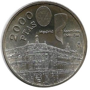 Año 1994. Moneda 2000 pesetas S/C 1994 Banco de España