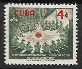 Serie sellos Cuba republica 0449 (o)