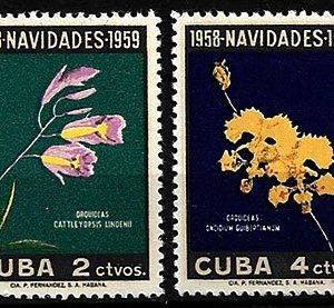Serie sellos Cuba republica 0496-7 (**)