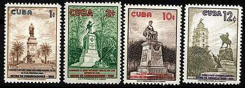 Serie sellos Cuba republica 0524-27 (*)