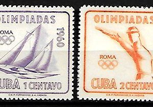 Serie sellos Cuba republica 0532-3 (*)